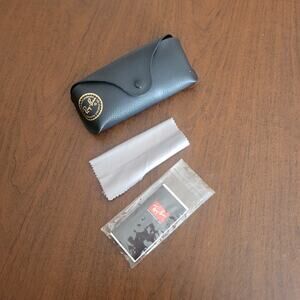 Ray-Ban Sunglasses Eyeglasses semisoft black case 224 New